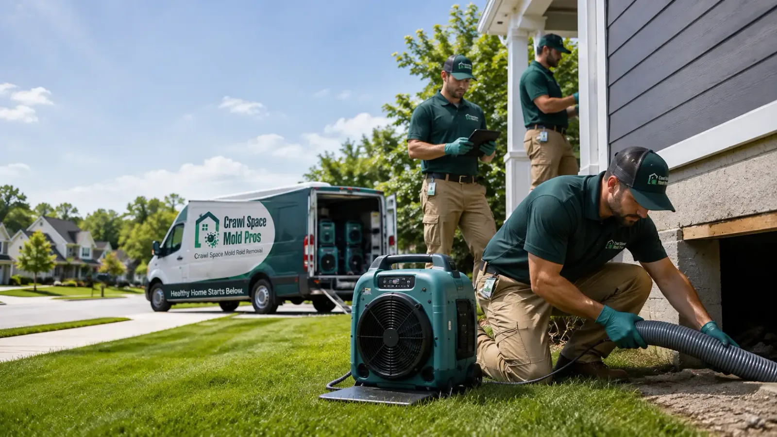 Crawl Space Mold Removal in Star Lake, WI